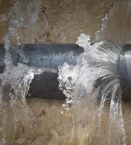 Waste water from pipe leaking — About in Burleigh Heads, QLD