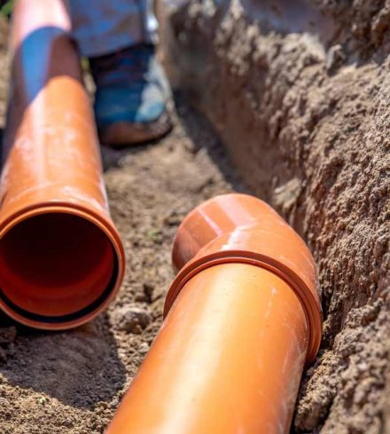 Drainage pipes into the ground — Leak Detection in Burleigh Heads, QLD