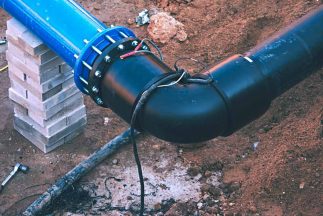 HDPE pipe welding underground — Smart Water Technology in Burleigh Heads, QLD