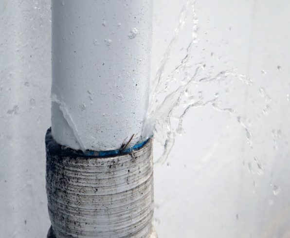 Water bursted leaking from broken pipeline — Water Loss Management in Burleigh Heads, QLD