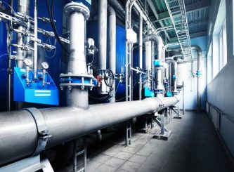 Large industrial water treatment and boiler room — Water Management Near Me in WA