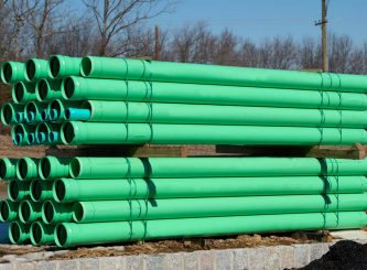 Plastic pipes for building water canalization stack — Water Management Near Me in Mitcham VIC