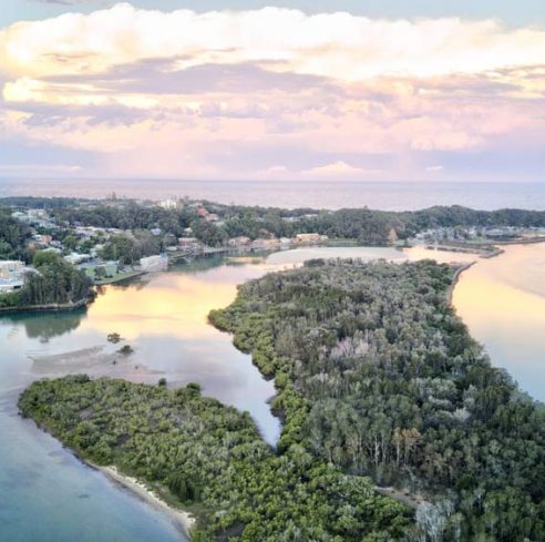 Aerial view of Nambucca heads — Water Management Near Me in NSW